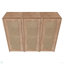 Armoire latérale de salle de bain 36 po, portes à fermeture douce, conception à fixation flottante