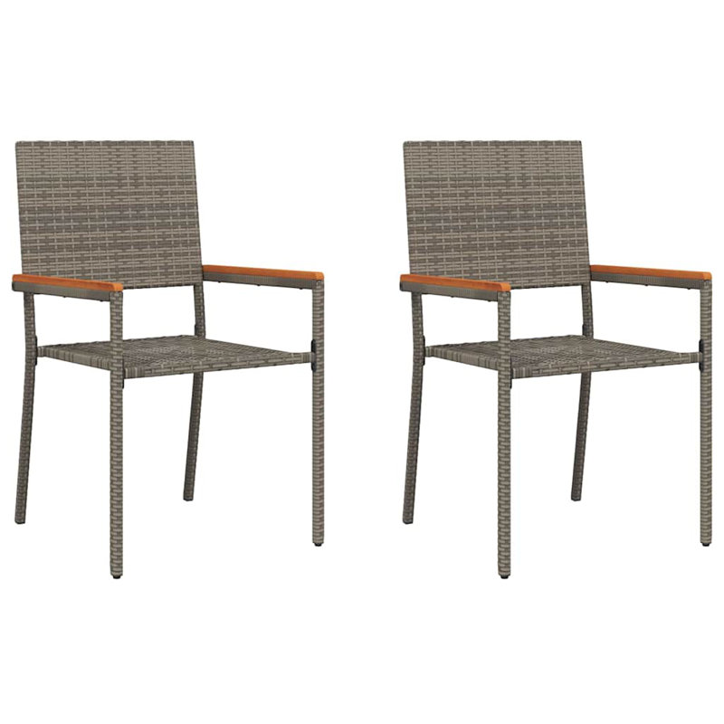 Patio Dining Armchair, Grey