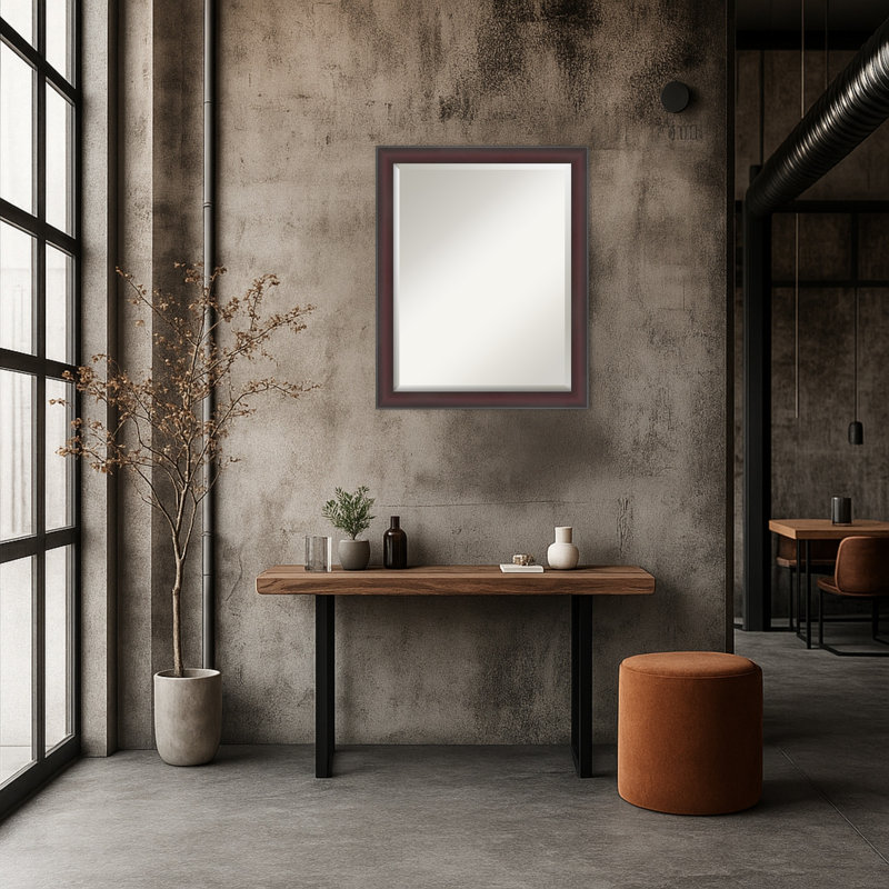 Miroir mural Grand Narrow, 25,75 po x 31,75 po, Cherry