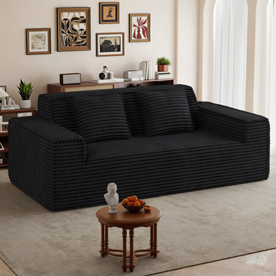 2 Seater Corduroy Loveseat