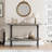 Entryway Table, 43.3" Long Console Table with Storage, 2 Tier Wood Console Table