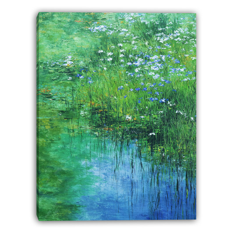 Misty Blossoms Wrapped Canvas Wall Art, 30"W x 40"H x 1.5"D