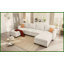 Canapé-lit modulaire convertible en chenille de style moderne en U de 123 po à 6 places avec rangement