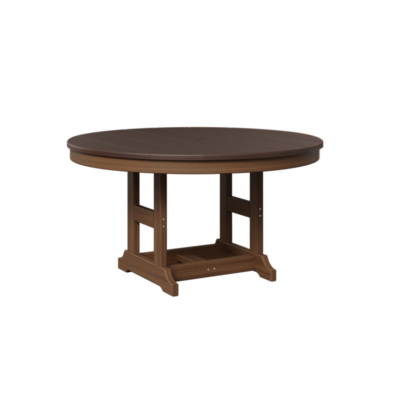 Table ronde 38 po pour enfants Berlin Gardens, Chocolat / Brun, Acajou antique
