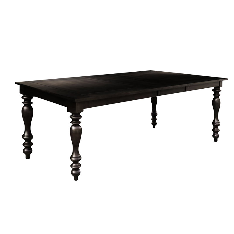 Table de salle à manger transitionnelle en brun: table avec rallonge et chaises, rallonge traditionnelle en tissu beige, chaises d'appoint avec accoudoirs en lin