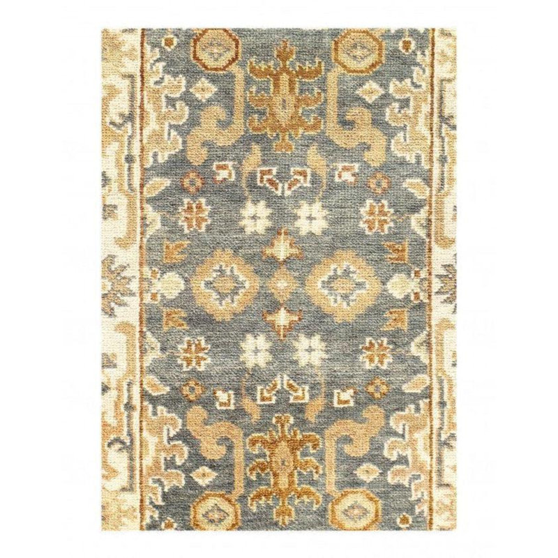 Oriental Area Rug in Gray