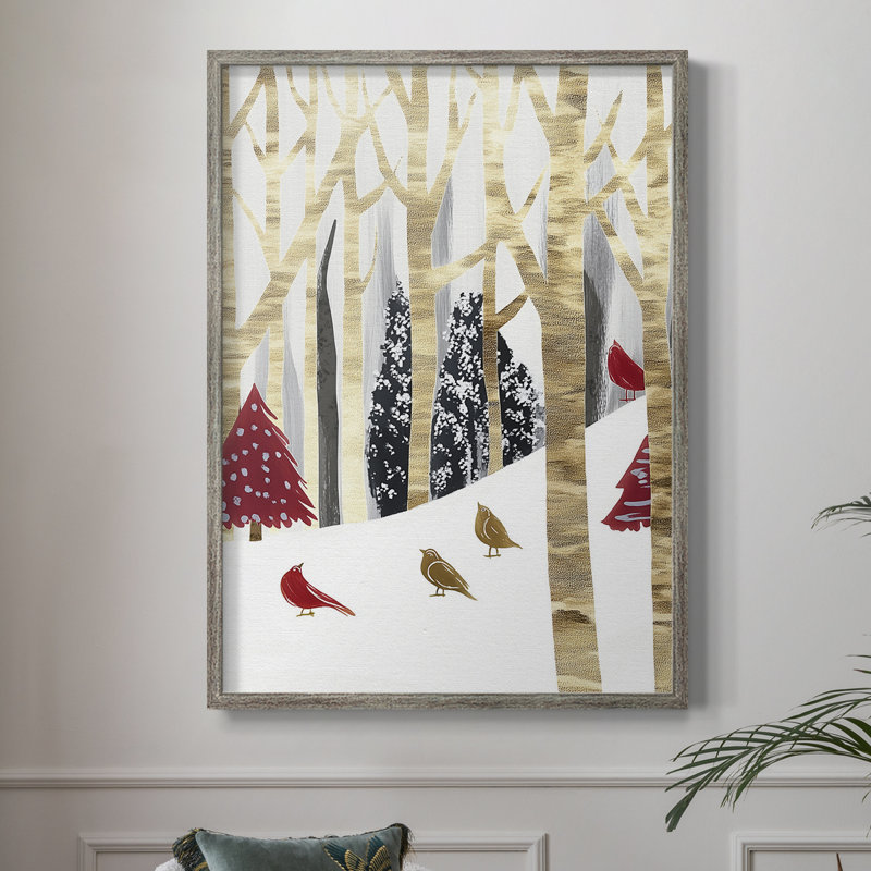 «Christmas Holiday», reproduction d'art encadrée CDX, H 15 po x l 12 po