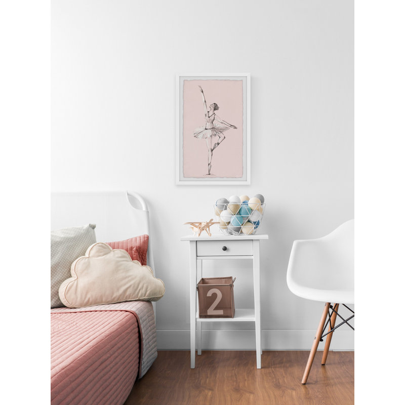 "Prima Ballerina" Framed Painting Print, 30cm H x 20cm W