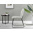 Lenworth Modern Black Metal and Glass Dining Table Set with 4 Luxury Upholstered Dining Chairs-764703033