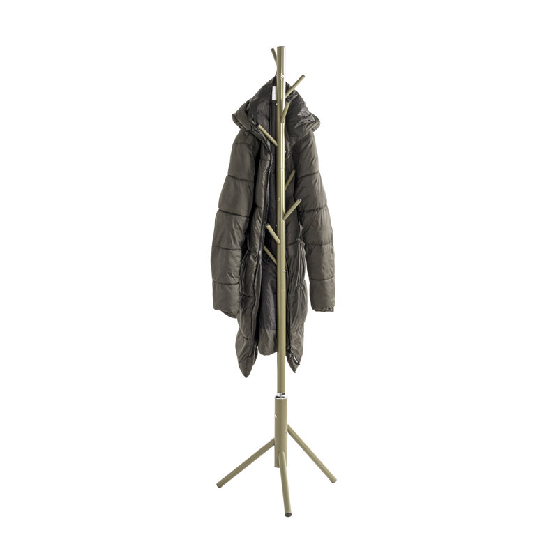 Lynna Freestanding 8 - Hook Coat Rack, Green