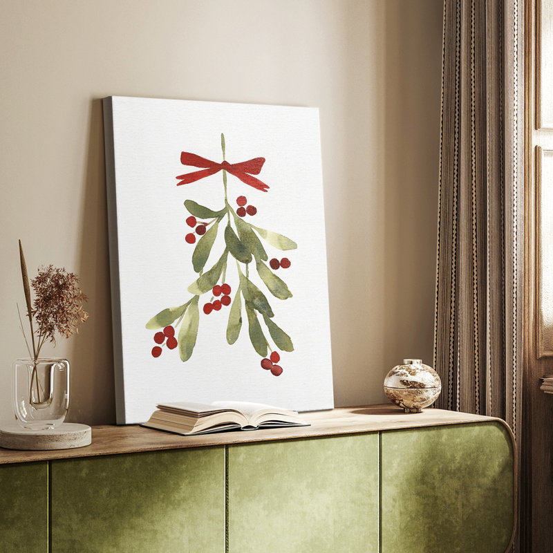 Mistletoe Bow I - galerie sur mesure, H 48 po x l 32 po