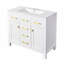 Meuble-lavabo 36 po avec lavabo en céramique-642989573