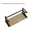 Bureau rectangulaire en bois massif noir-2048310226