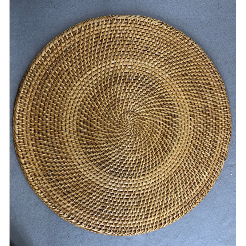 Jute No Pattern Round Placemat