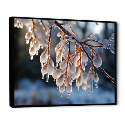 «Icy Tree In Winter I», reproduction d'art sur toile