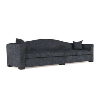 Horatio Camelback Taper Curved-Arm Extra Long Sofa
