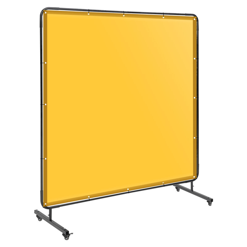 Single Panel Room Divider, 30.48cm H x 43.18cm W, yellow