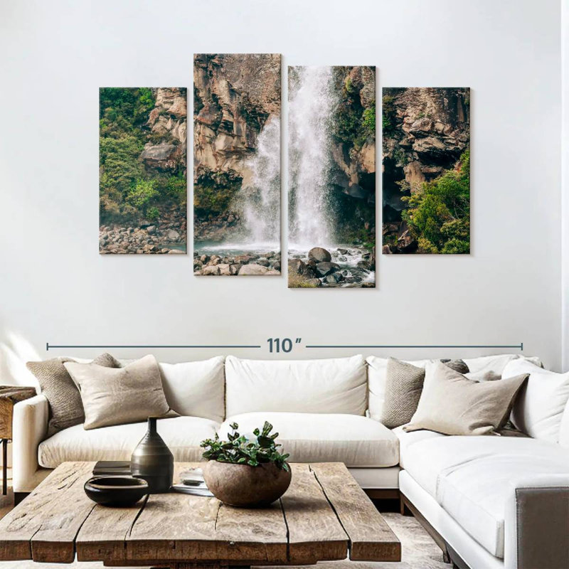 Alvord Pouring Waterfall, 54" H x 84" W