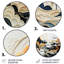 Walpole - Art abstrait rond en métal-109671820