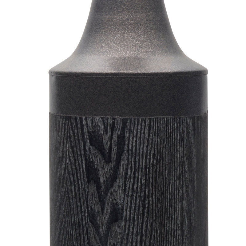 Ensemble de 2 vases en métal noir 26 po Elements
