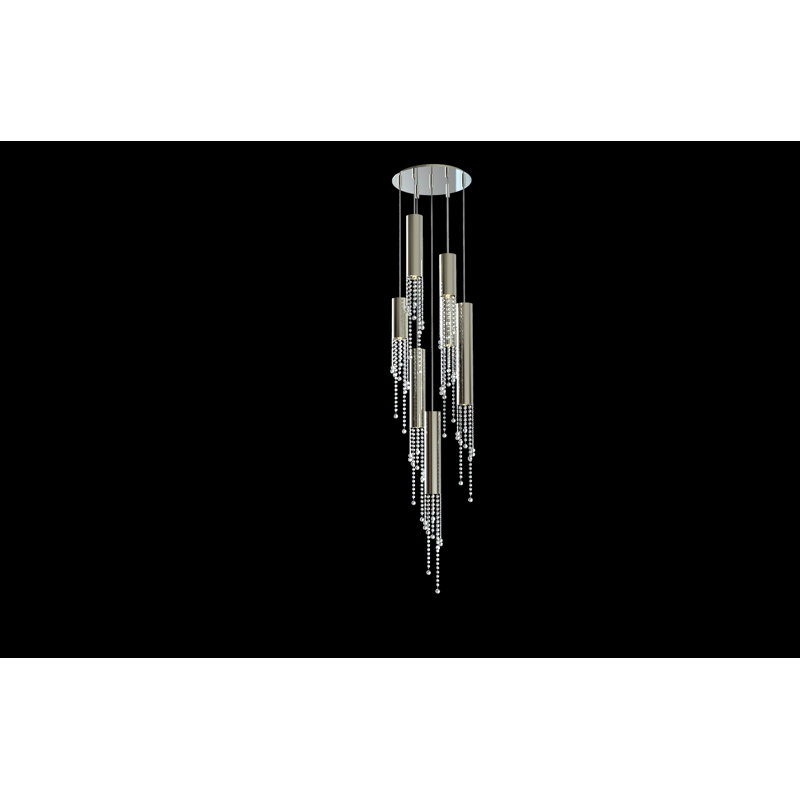 Aaeden 5 - Light Chrome Cluster Pendant