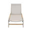 Ensemble de chaises longues d'extérieur en aluminium de qualité supérieure avec filet respirant et structure résistante à la rouille