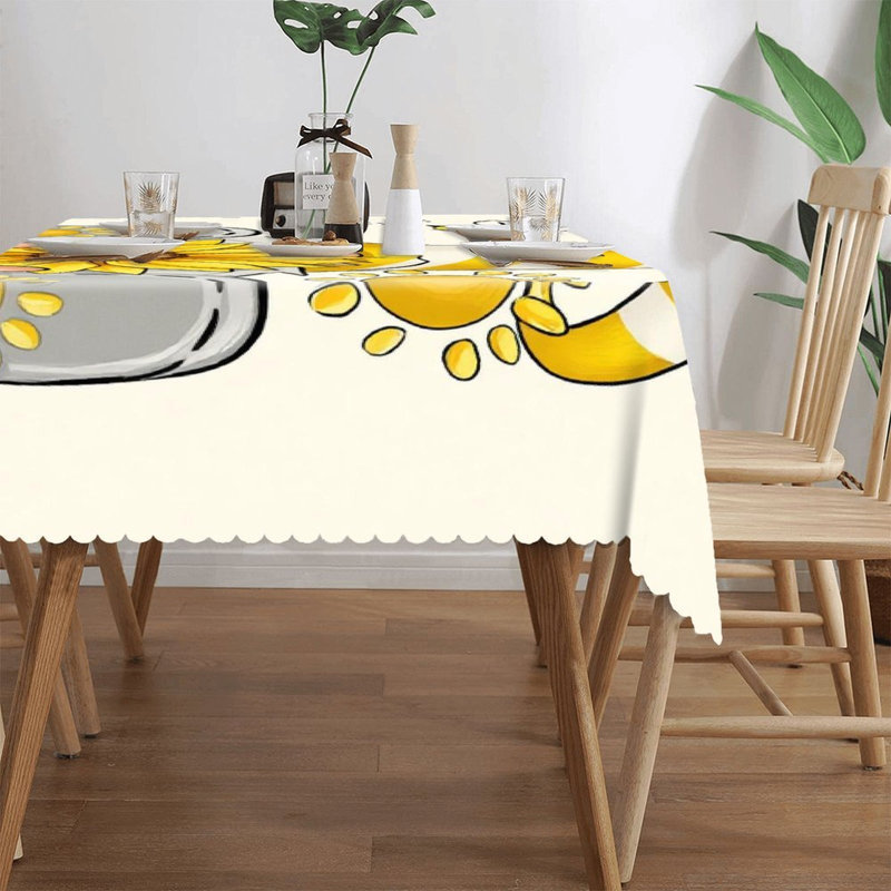 Housse de table tournesol Gnome Bee