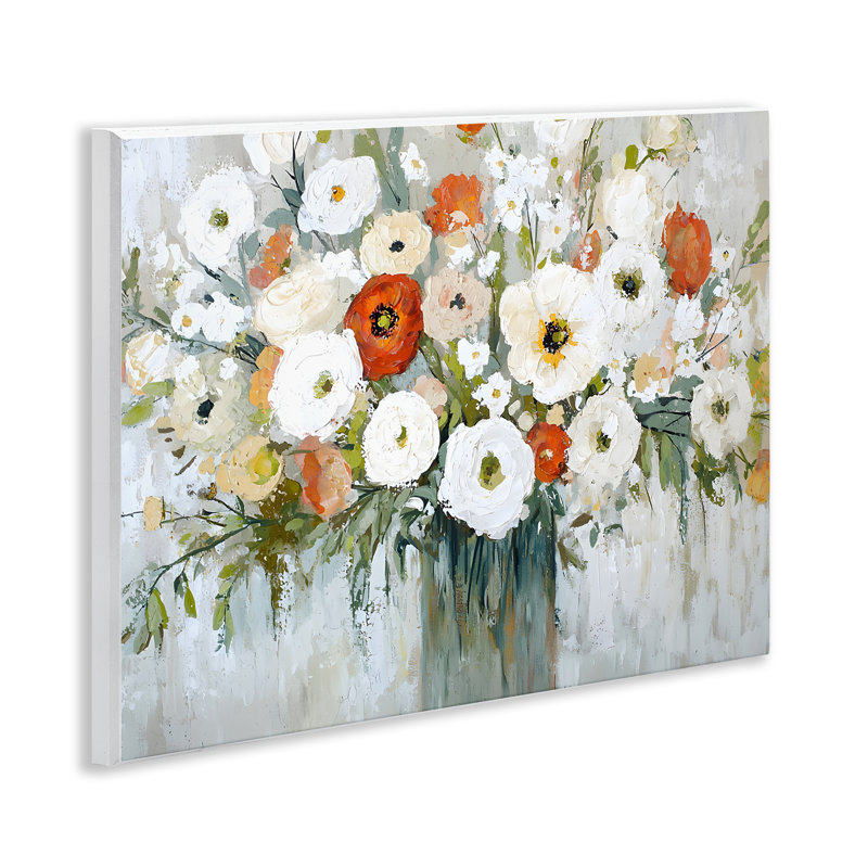 Ivory & Ruby Bouquet Wall Plaque, design by Franklyn Gregory