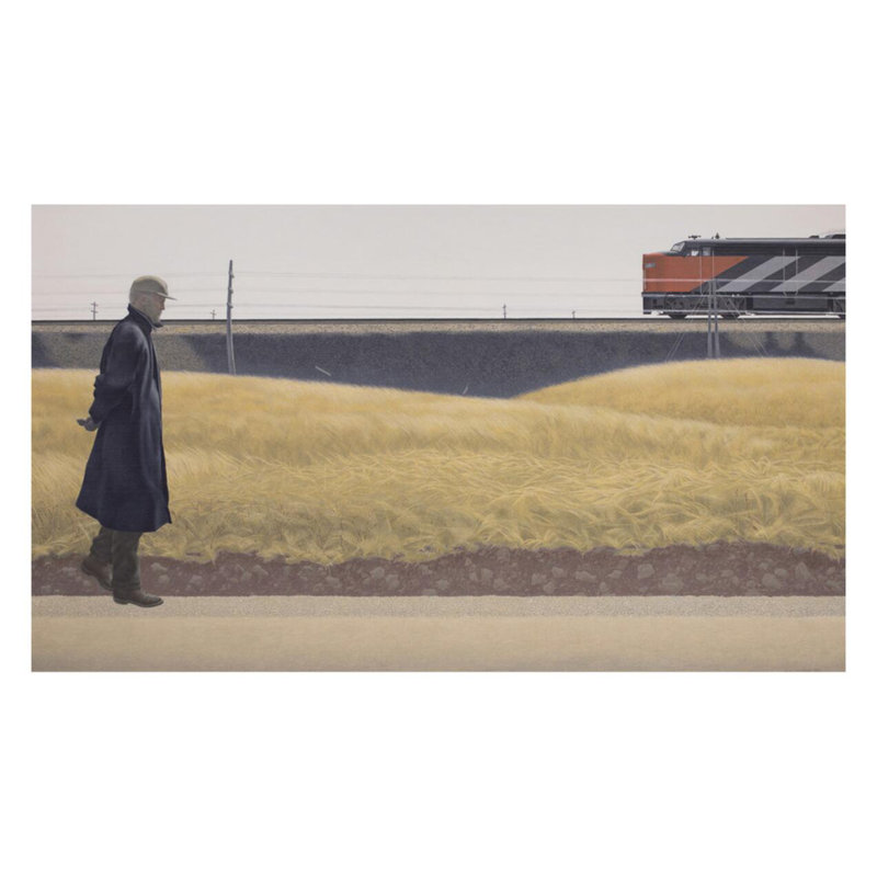 Océan limité par Alex Colville - estampe numérique, H 22 po x l 28 po