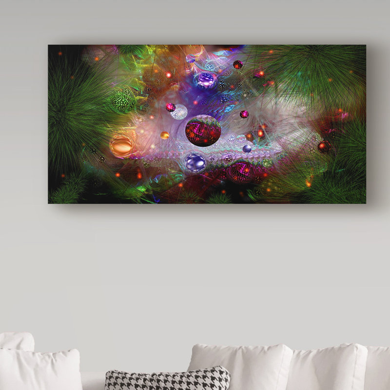 «Christmas Time 3» par Juriel, impression sur toile tendue, H 12 po x l 24 po