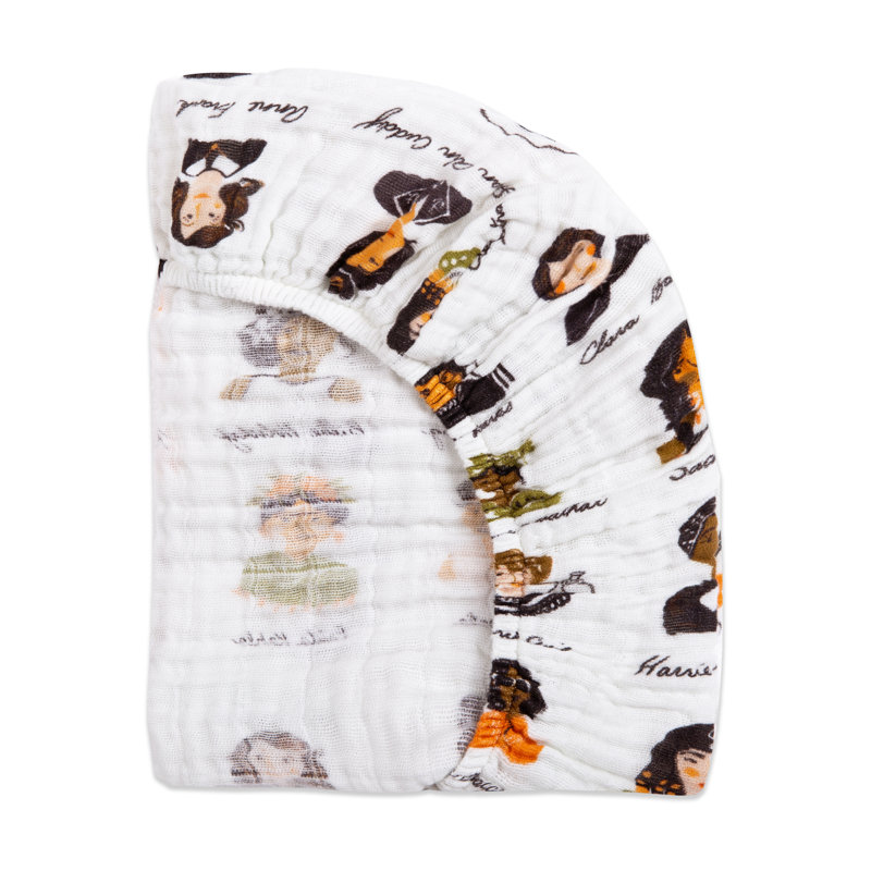 Women in History Muslin All-Stages Bassinet Sheet