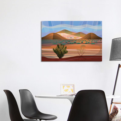 Copper Town by Charles Harker - Wrapped Canvas Print