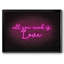 Neon Love I, reproduction d'art sur toile-95887038-95887042