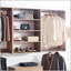 Système de placard modulaire Devi Oak, rangement personnalisable pour des espaces de vie organisés et élégants