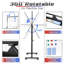 Tableau blanc mobile, tableau blanc réversible sur roulettes 40 x 24 po, noir