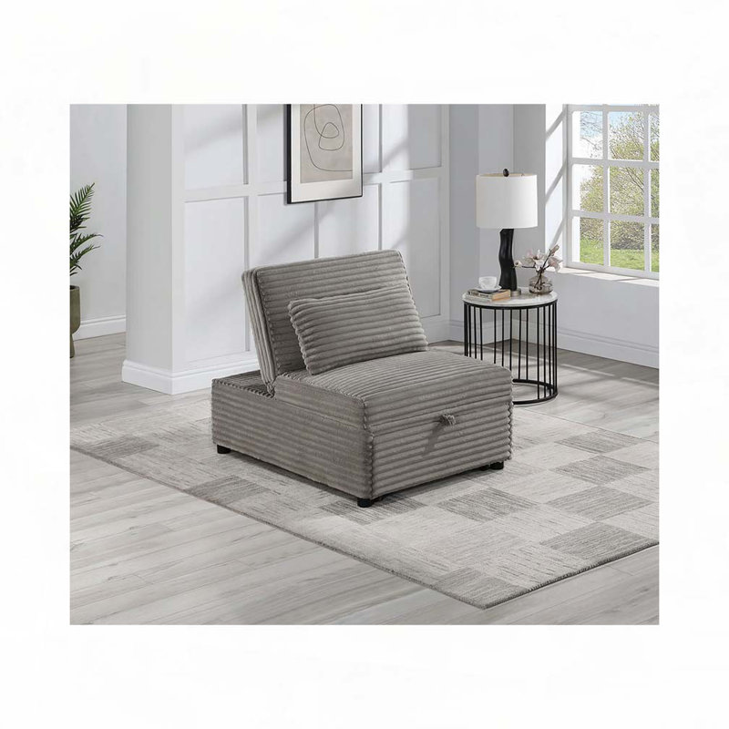 Fauteuil convertible Corduroy, Fumée 