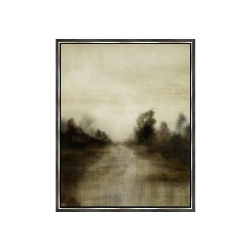 Country Path Print by James McAllen, Glass Coat, 30" H x 24" W x 1.5" D