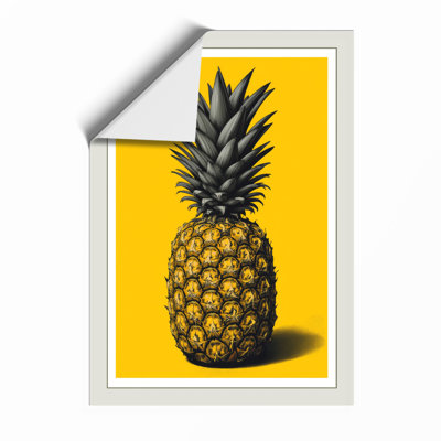 Pineapple Study Modern - Framed Print