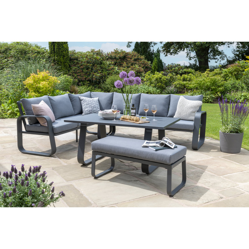 Ashot - Babingley Corner Set With High Table and Cushions