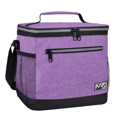 Tirrinia Large Insulated Lunch Bag, 10L Leakproof Thermal Reusable Lunch Box, Tall Lunch Cooler Tote