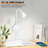 Flexible Gooseneck LED Wall Mounted Bedside Reading Lamp With Touch Control, 5 Dimmable Lights, USB Output, Night Light And Timer, 2-Piece, White