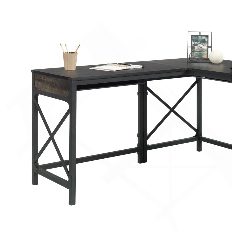 Bureau de retour 36 po, finition brune