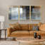 Abstrait - Peinture sur toile 3 pièces-86896591-86896592
