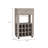 Ambler 1-Drawer 12-Bottle Wine Cabinet Light Grey-1369163438