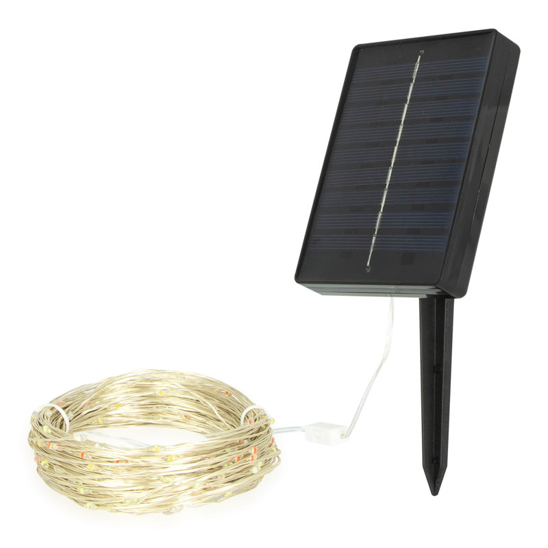 2190cm LED Solar Powered 200 - Bulb Fairy String Light