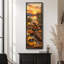 «Autumn Campfire Lake Adventure», impression murale sur toile encadrée-133640168-133640167