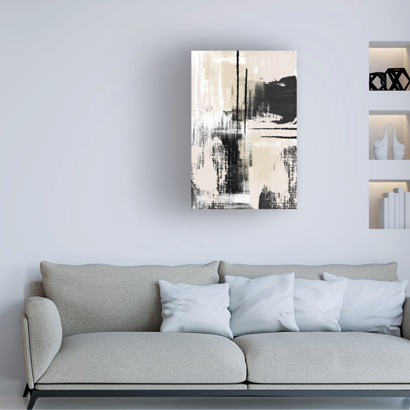 Soie bolognaise Ann Moss sur toile 1, H 19 po x l 12 po