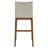 Upholstered Counter Stool with Solid Wood Frame-911119225-823577230