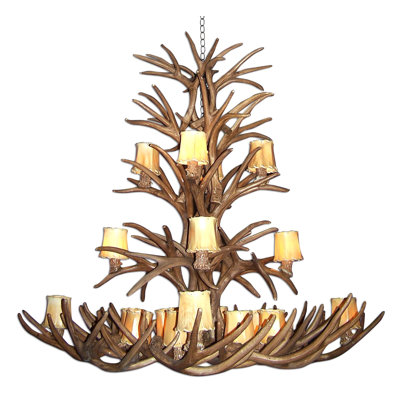 Lustre à plusieurs niveaux 16 lumières unique Murchison