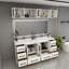 Meuble-lavabo autoportant de 72 po avec double lavabo en acrylique renforcé Victoria-100853520